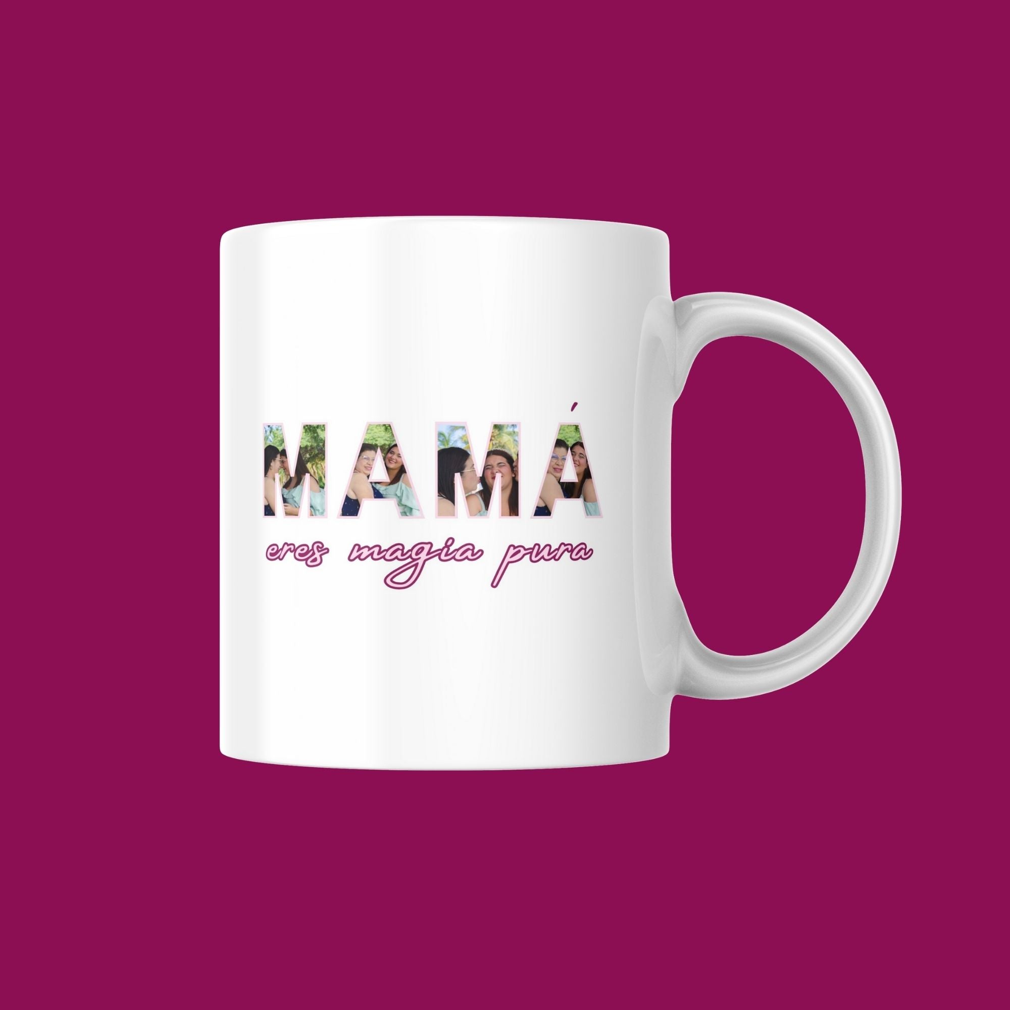 Taza de Mamá Personalizada con Fotos