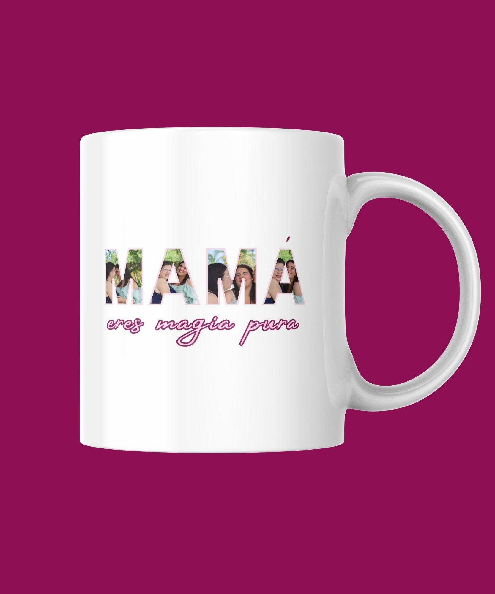 Taza de Mamá Personalizada con Fotos