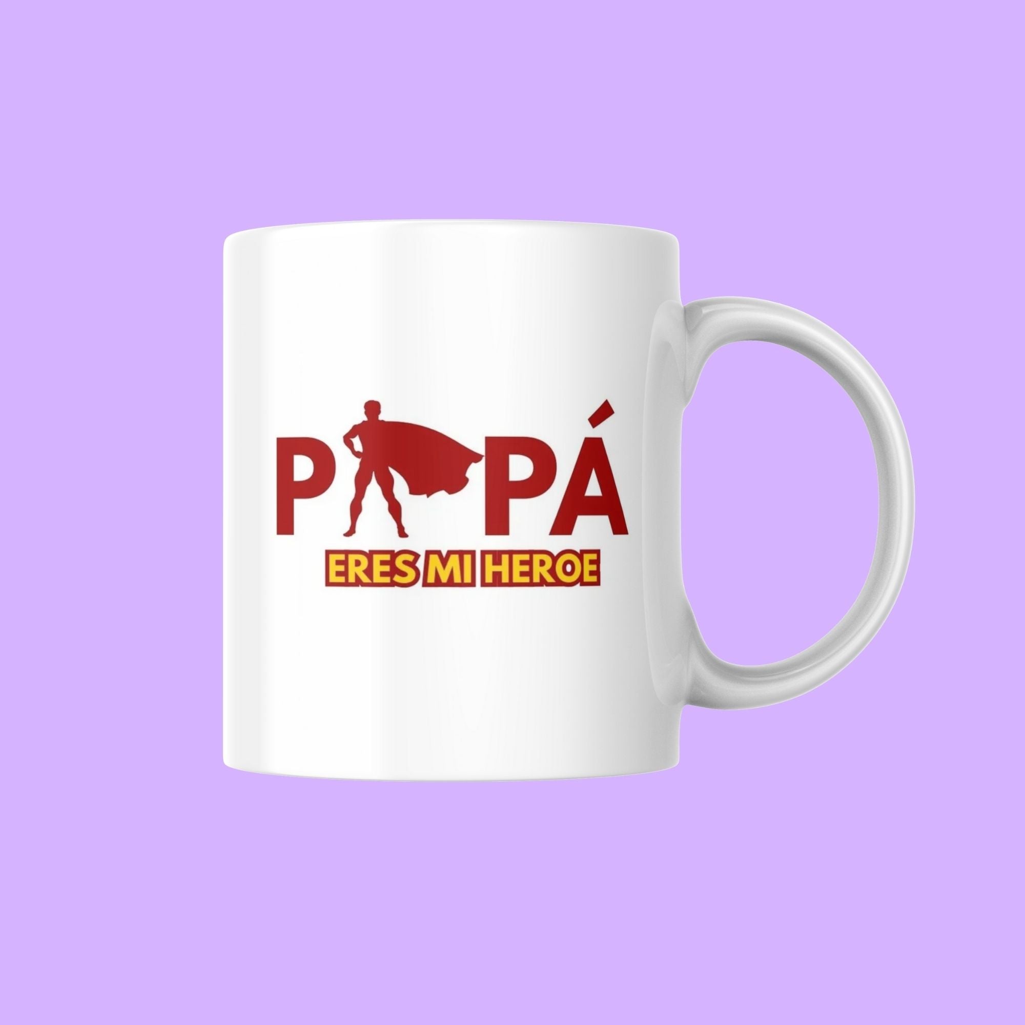 Taza para Papá Eres mi Heroe