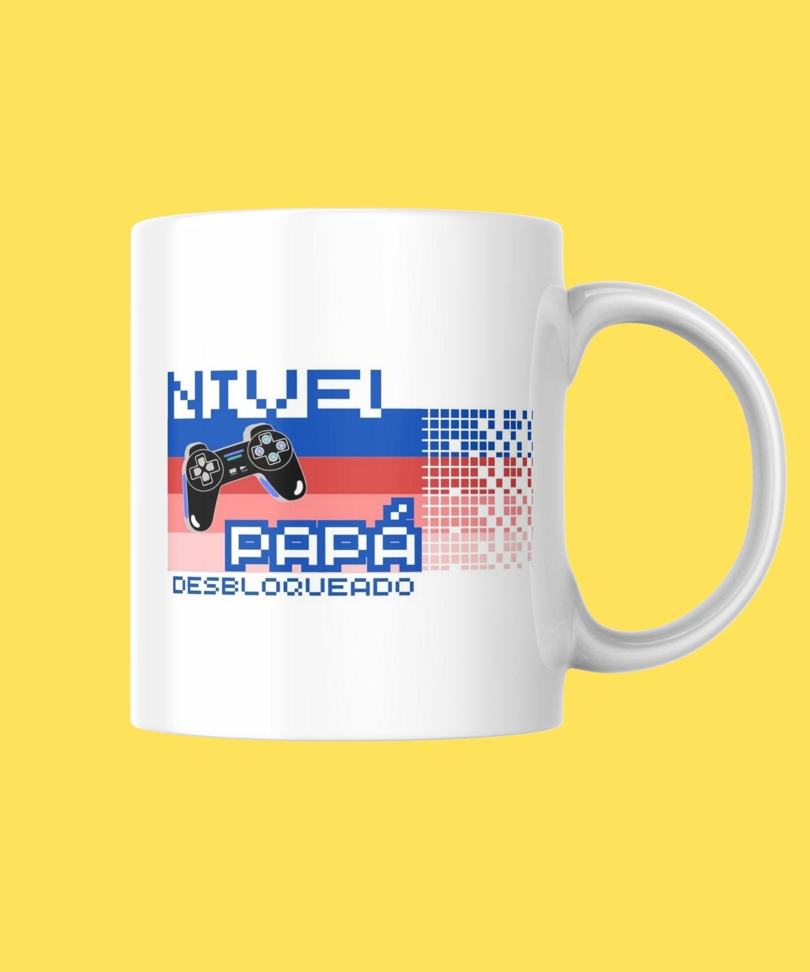 Taza para Papá Nivel Desbloqueado