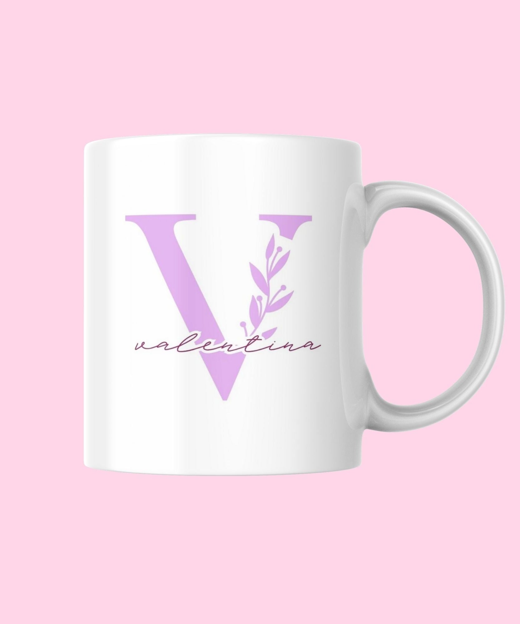 Taza Personalizada con Inicial y Nombre