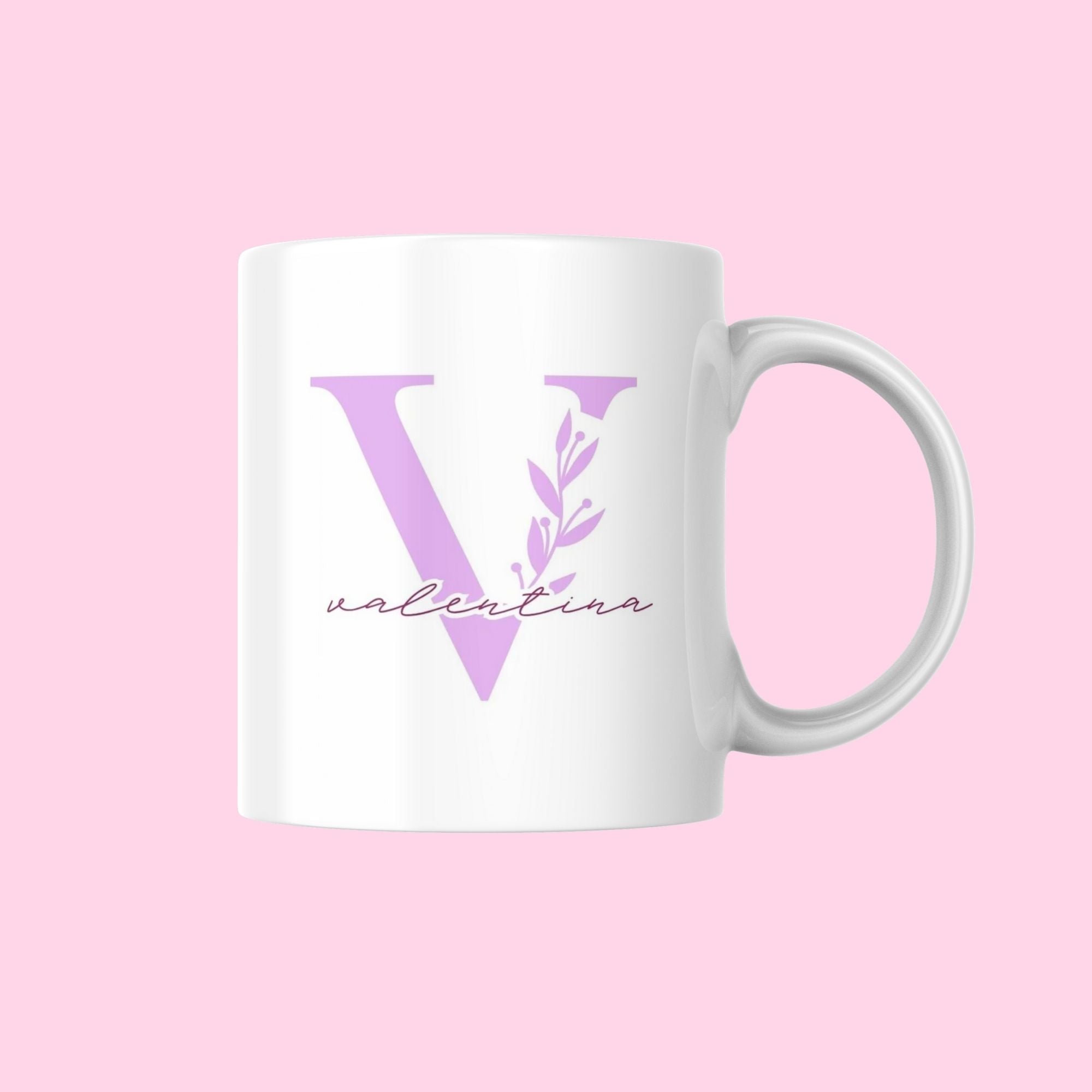 Taza Personalizada con Inicial y Nombre